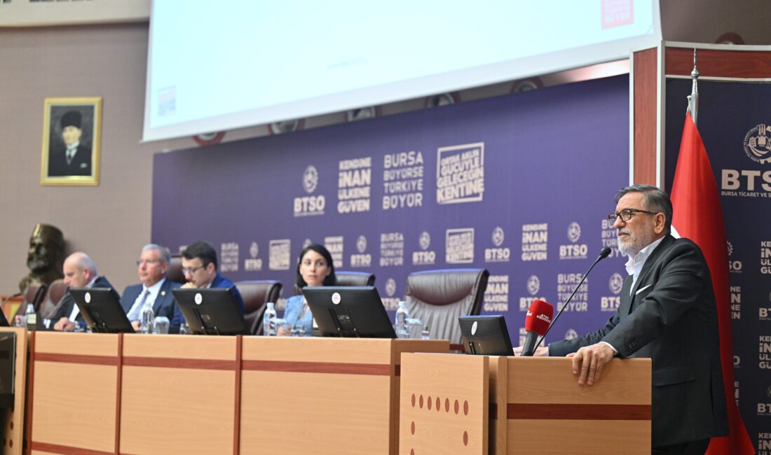 BTSO Yönetim Kurulu Başkanı İbrahim Burkay, 2013 yılında ortaya koydukları