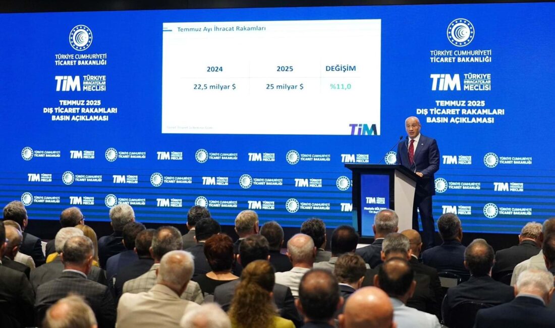 Türkiye İhracatçılar Meclisi (TİM) Başkanı Mustafa Gültepe, ihracatın temmuz ayında